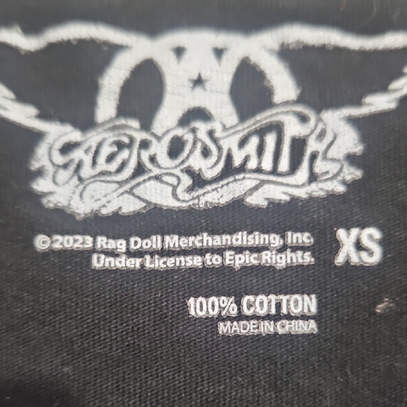 Aerosmith Black Graphic Tee - Short Sleeve - Picture 2 of 4